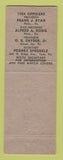 Matchbook Cover - Keystone Match Club Philadelphia PA pinup