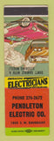 Matchbook Cover - Pendleton Electric Pendleton OR