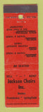 Matchbook Cover - Jackson Chair Furniture Boston Springfield MA Providence RI