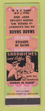 Matchbook Cover - Snack Shack Resetaurant La Crosse WI