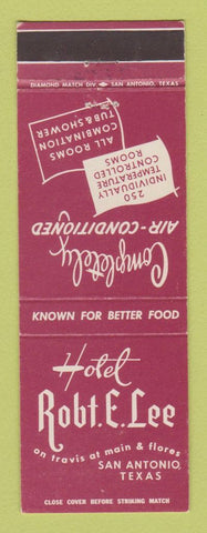 Matchbook Cover - Hotel Robert E Lee San Antonio TX