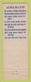 Matchbook Cover - US Merchant Marine Academy Kings Point NY WEAR