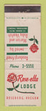 Matchbook Cover - Rose Etta Lodge Roseburg OR
