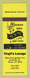 Matchbook Cover - Virgil's Lounge Swissvale PA