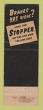 Matchbook Cover - American Brakeblok Brake Lining Columbus OH Auto Parts