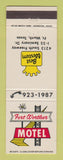 Matchbook Cover - Fort Worther Motel Fort Worth TX Best Western