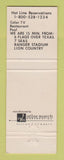 Matchbook Cover - Fort Worther Motel Fort Worth TX Best Western