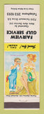 Matchbook Cover - Fairview Gulf oil gas Calgary? AB Hillbilly