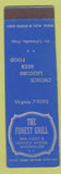 Matchbook Cover - Forest Grill Woodhaven LI NY SAMPLE