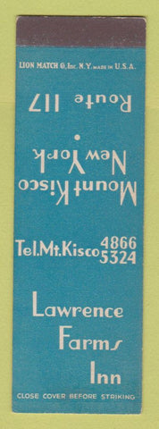 Matchbook Cover - Lawrence Farms Inn Mount Kisco NY SAMPLE