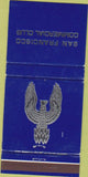 Matchbook Cover - San Francisco Commercial Club CA  men's 30 Strike