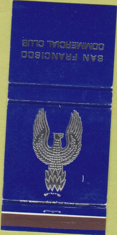 Matchbook Cover - San Francisco Commercial Club CA  men's 30 Strike