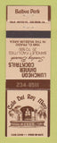 Matchbook Cover - Cafe Del Rey Moro Balboa Park CA