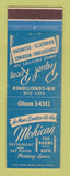 Matchbook Cover - Mohican Restaurant New London CT