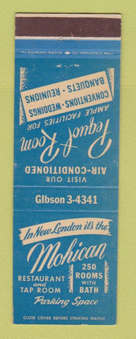 Matchbook Cover - Mohican Restaurant New London CT