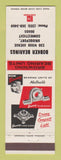 Matchbook Cover - Browning Bearing Units Bobker Bridgeport CT