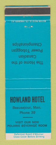 Matchbook Cover - Howland Hotel Beausejour MB
