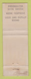 Matchbook Cover - Bray's McAllen TX