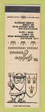 Matchbook Cover - Golden Crowns Swedish Smorgasbord Los Angeles CA