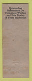 Matchbook Cover - Norman's Beauty Salon 1946 York PA