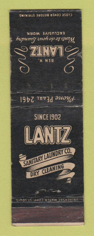 Matchbook Cover - Ben Lantz Laundry Denver Colorado WEAR