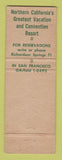 Matchbook Cover - Richardson Mineral Springs CA WEAR