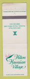 Matchbook Cover - Hilton Hawaiian Village Honolulu Hawaii WEAR