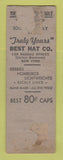 Matchbook Cover - Truly Yours Best Hats New York City WORN