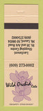 Matchbook Cover - Wild Orchid Cafe Mount Laurel NJ