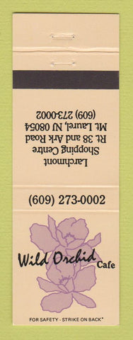 Matchbook Cover - Wild Orchid Cafe Mount Laurel NJ