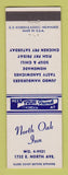 Matchbook Cover - North Oak Inn Milwaukee WI