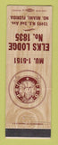 Matchbook Cover - Elks Lodge North Miami FL