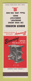 Matchbook Cover - Browning Bearing Units Bobker Bridgeport CT