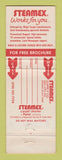 Matchbook Cover - Steamex Steam Cleaners Brooklyn NY