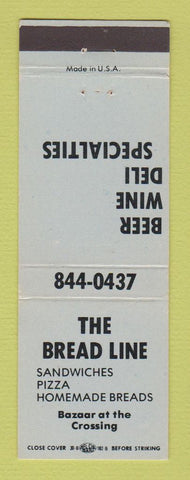Matchbook Cover - The Bread Line Restaurant