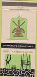 Matchbook Cover - King Kamehameha Hotel Hawaii HI 30 Strike
