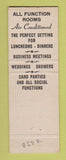 Matchbook Cover - Hotel Plaza Jersey City NJ WEAR