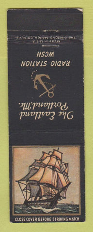 Matchbook Cover - The Eastland Portland ME WCSH Radio