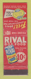 Matchbook Cover - Rival Dog Food Dog Tag Offer Chicago IL