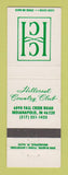 Matchbook Cover - Hillcrest Country Club Indianapolis IN