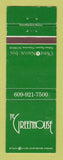 Matchbook Cover - The Greenhouse Omni Nassau Inn Princeton NJ
