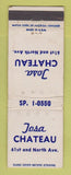 Matchbook Cover - Josa Chateau WEAR