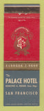 Matchbook Cover - Palace Hotel San Francisco CA WEAR