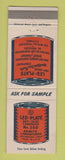 Matchbook Cover - Led Plate Anti Seize Compound Los Angeles CA