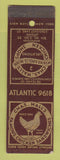 Matchbook Cover - Chas Hall's Chicken Sandwich Shops Minneapolis MN SAMPLE