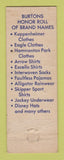 Matchbook Cover - Burtons Men's Clothes Chicago?