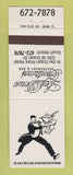 Matchbook Cover - Les Deux Fontaines Restaurant Miami FL