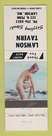Matchbook Cover - Lawson Tavern Lawson MO pinup