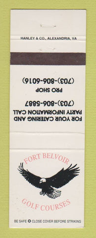Matchbook Cover - Fort Belvoir Golf Courses