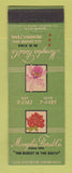 Matchbook Cover - Memphis Floral Company TN Flowers